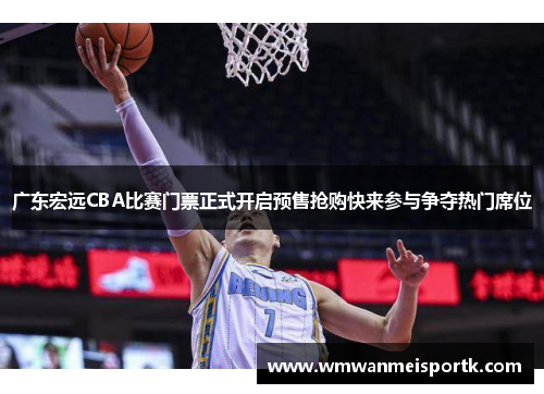 广东宏远CBA比赛门票正式开启预售抢购快来参与争夺热门席位